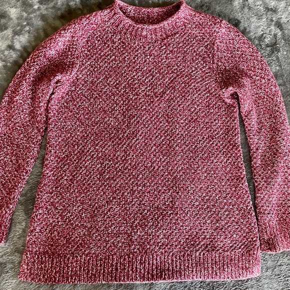 LOFT Tops - Loft purple mock neck sweater size S